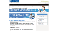Desktop Screenshot of naturtech.ca